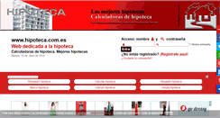 Desktop Screenshot of hipoteca.com.es